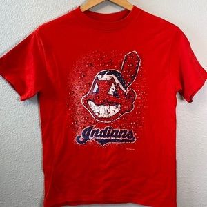 Vintage Women's‎ Cleveland Indians 90s Lee Sports T-Shirt